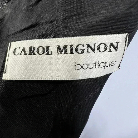 Carol Mignon NWT Womens10 Fit Flare Dress Bodice Daisy Motif VTG 80s MSRP 495.00 - Picture 12 of 15